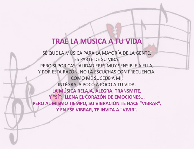 Trae la música a tu vida Marzo 3 de 2010